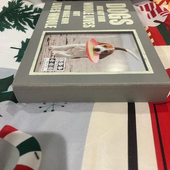New Dog Photo Frame Gray & Off White - Picture 5 of 6